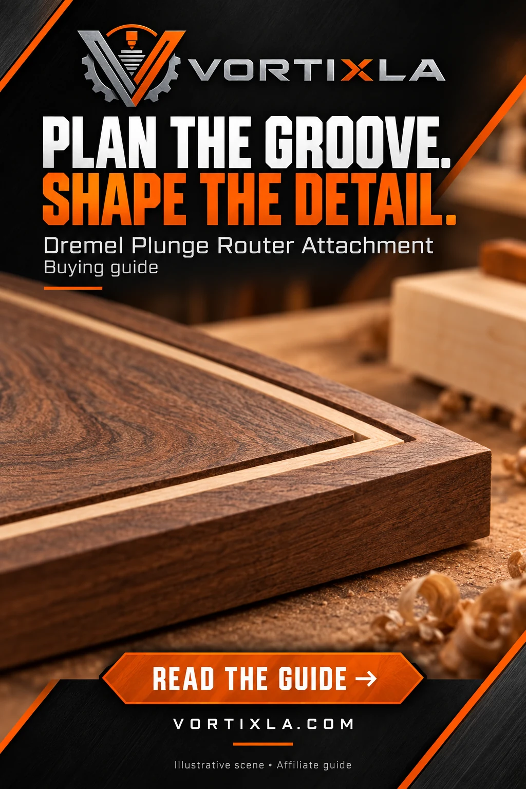 PLAN THE GROOVE. SHAPE THE DETAIL. — illustrative scene for this buying guide