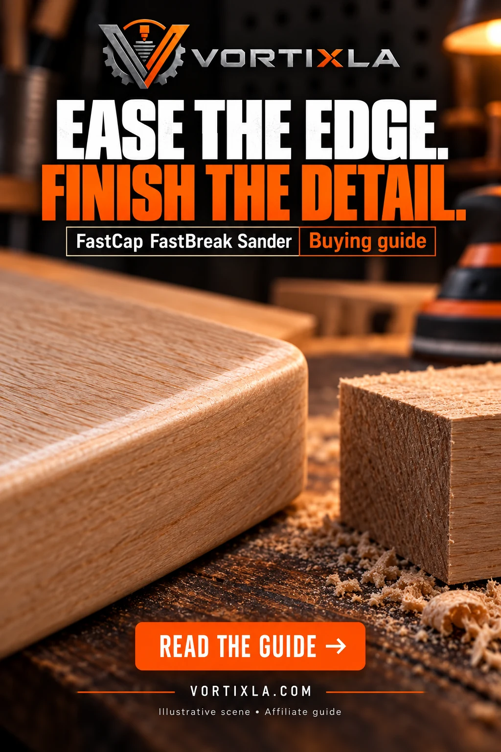 EASE THE EDGE. FINISH THE DETAIL. — illustrative scene for this buying guide