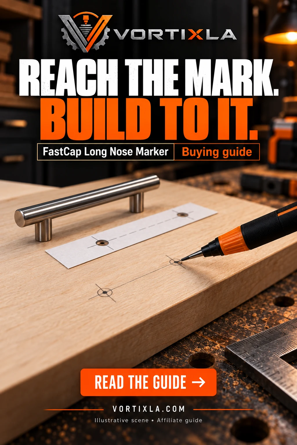 REACH THE MARK. BUILD TO IT. — illustrative scene for this buying guide