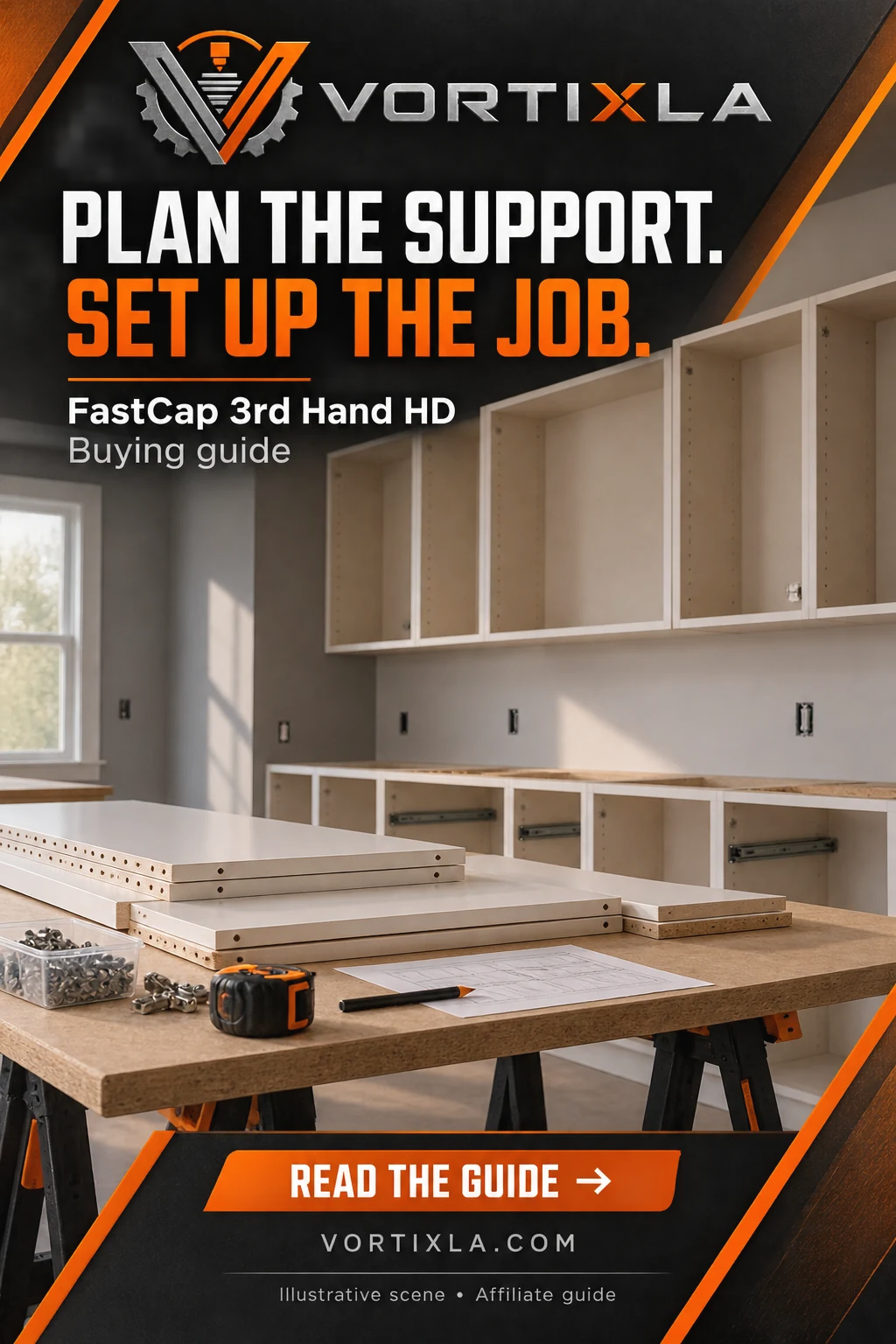 PLAN THE SUPPORT. SET UP THE JOB. — illustrative scene for this buying guide