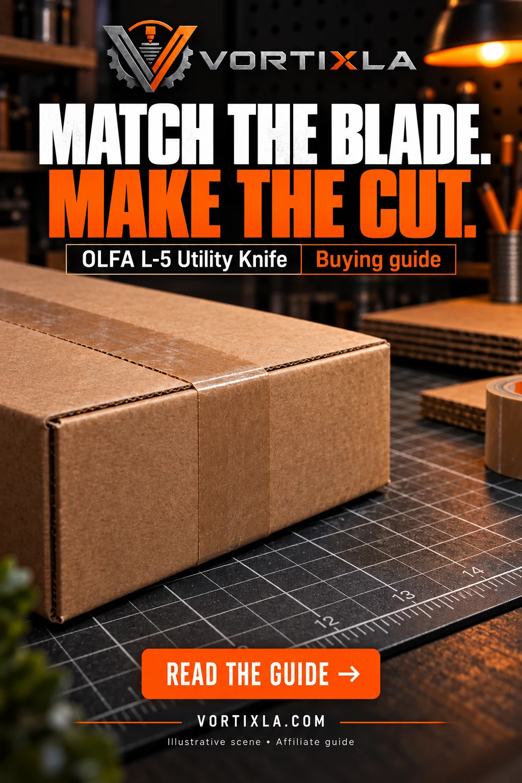 MATCH THE BLADE. MAKE THE CUT. — illustrative scene for this buying guide