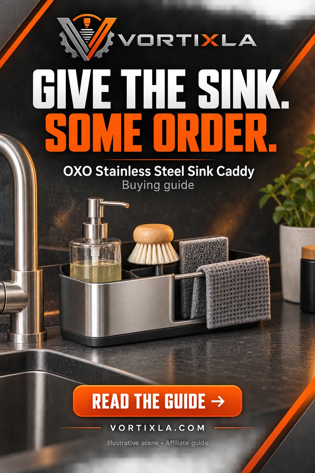 GIVE THE SINK. SOME ORDER. — illustrative scene for this buying guide