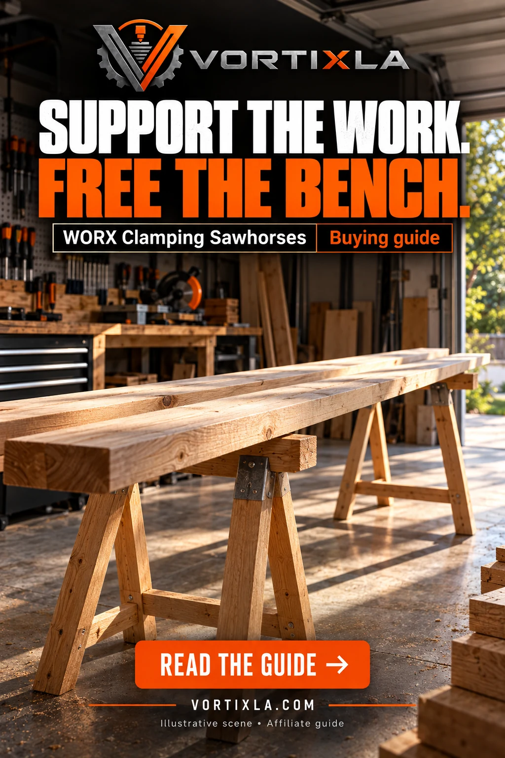 SUPPORT THE WORK. FREE THE BENCH. — illustrative scene for this buying guide