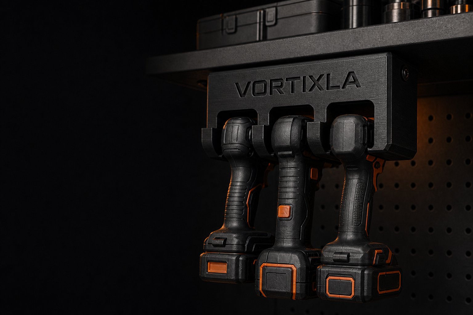 Under-Shelf Tool Hanger concept visualization