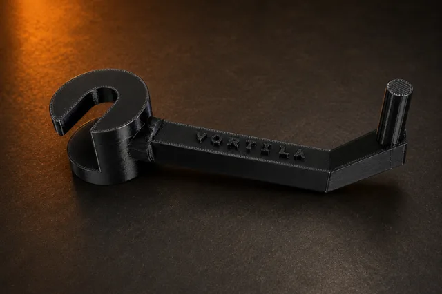 Angled Twist-Lock Headrest Hat Hanger